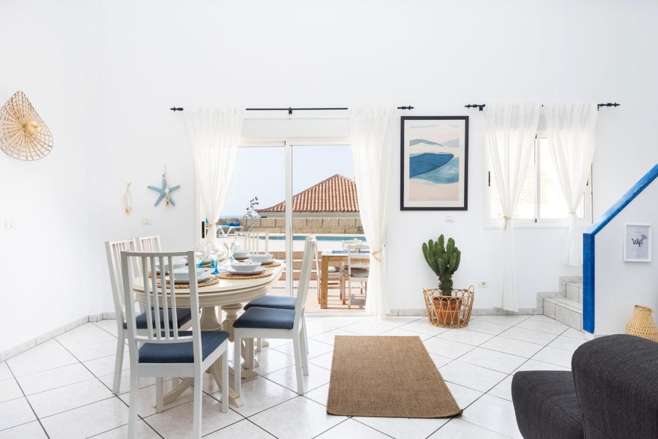 Casa Higo - Private Pool - Ocean View - Bbq - Terrace - Free Wifi - Child & Pet-Friendly - 3 Bedrooms - 6 People Poris de Abona Dış mekan fotoğraf